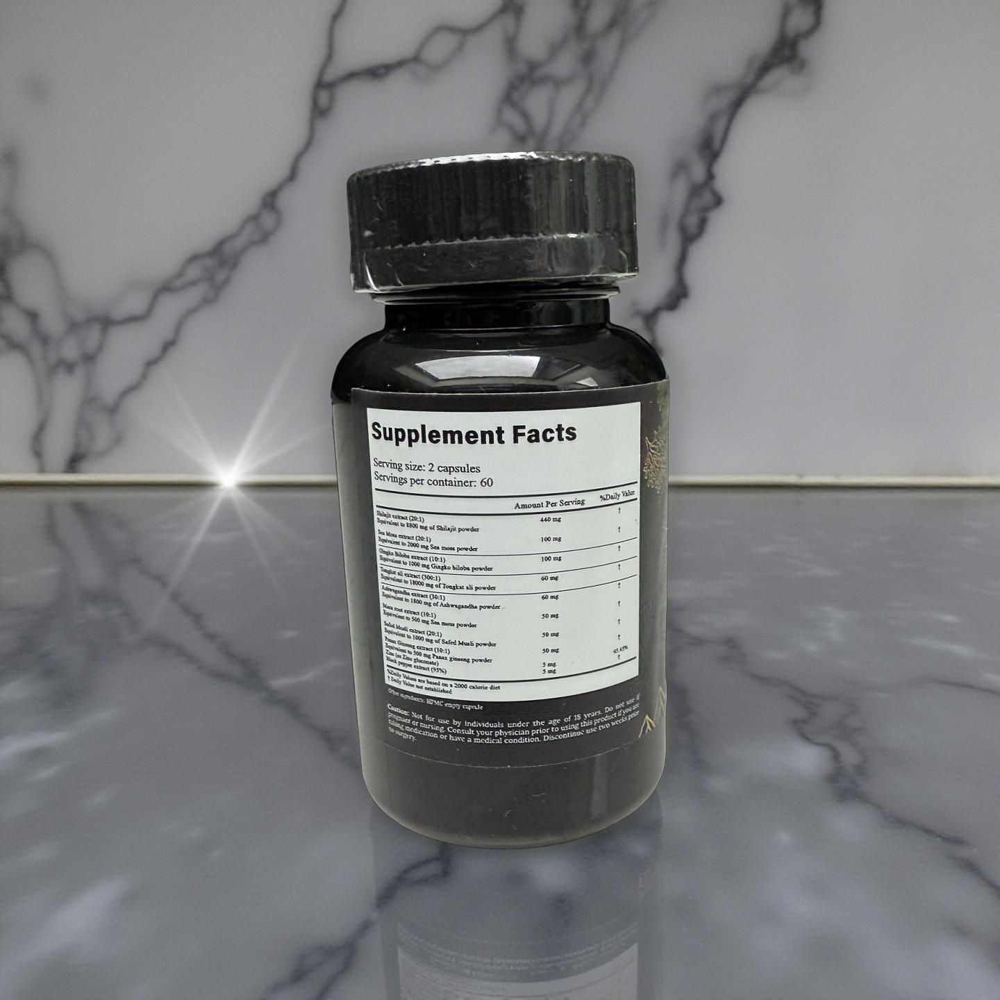 Shilajit Betteralt | Con Sea Moss, Tongkat Ali y Ashwagandha.