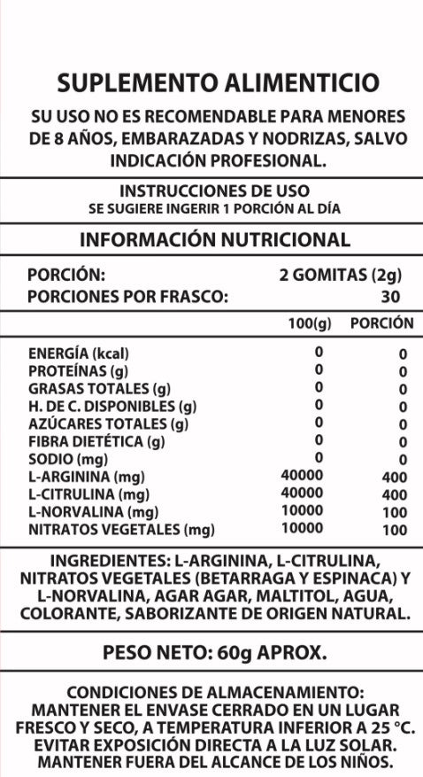 Óxido Nítrico | Rendimiento y Vascularización al máximo.