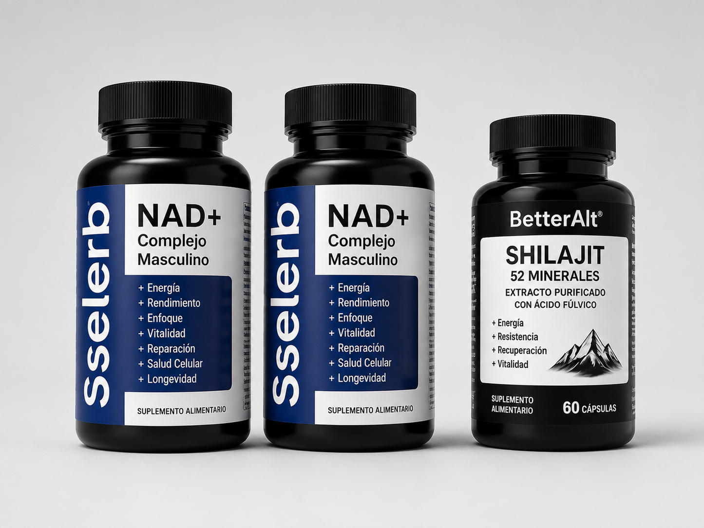Selerb Nad+ Men´s complex. 60 cáp. | Vitalidad Masculina