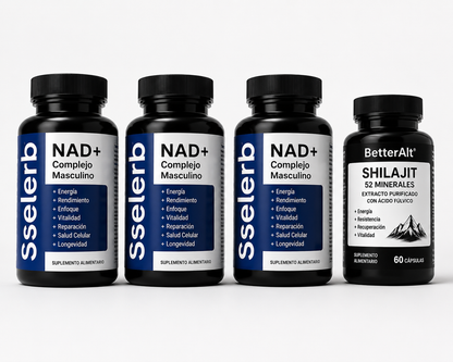 Selerb Nad+ Men´s complex. 60 cáp. | Vitalidad Masculina
