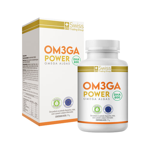 Om3ga Power Omega 3 De Algas Dha 800