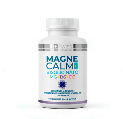 Magnesio Bisglicinato Vitaminas B6 D3
