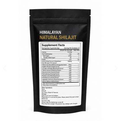 Shilajit Himalayan 30 Gummies