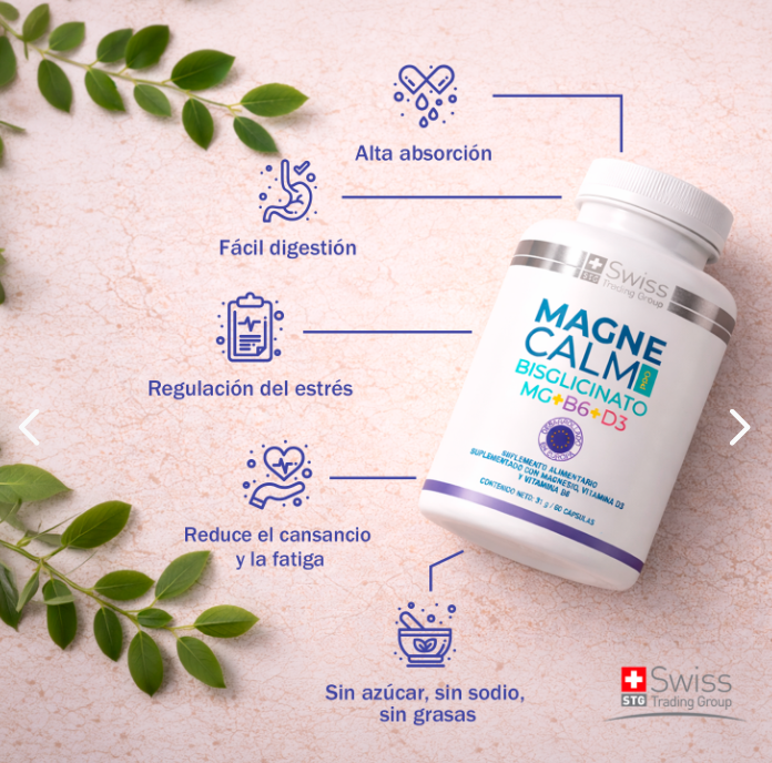 Magnesio Bisglicinato Vitaminas B6 D3