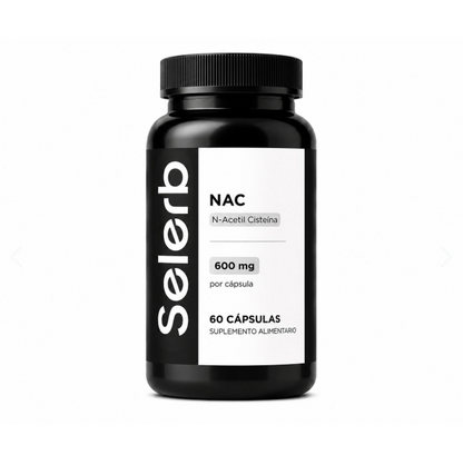 NAC Selerb 60 cápsulas | 600mg por cápsula.