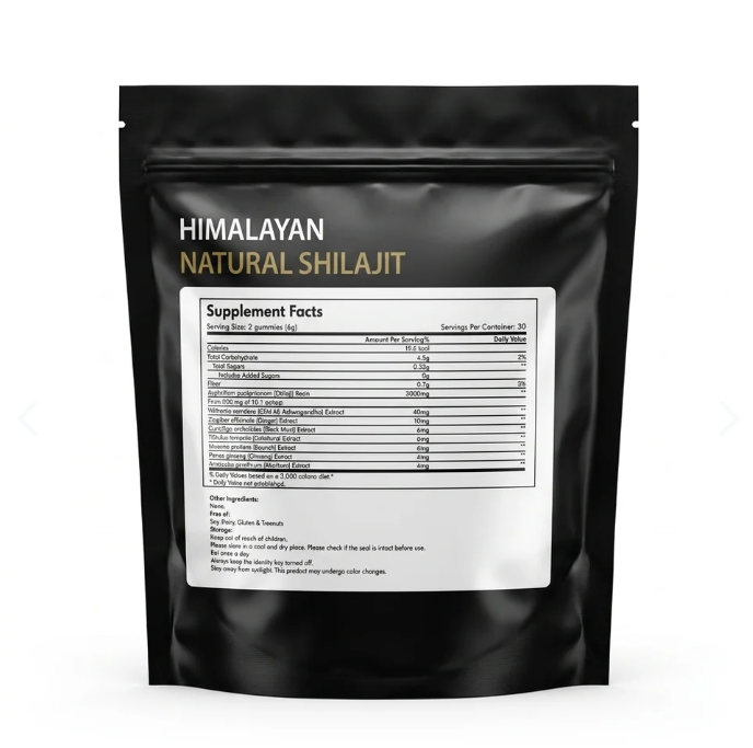 Shilajit Himalayan 60 Gummies
