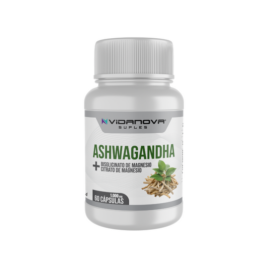 Ashwagandha + Magnesio | Tu fórmula de máxima potencia Anti-Estrés.